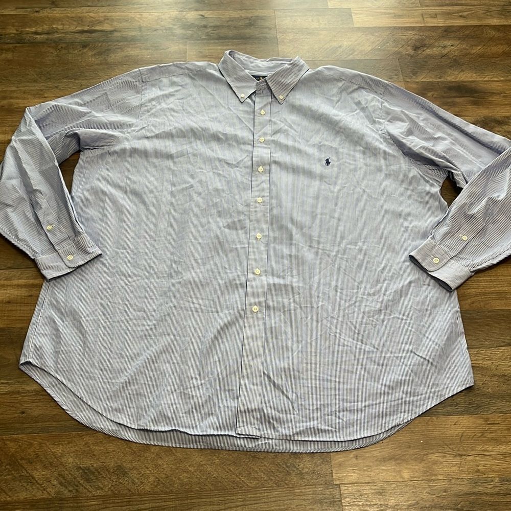 Ralph Lauren long sleeve button down shirt size 3XLT